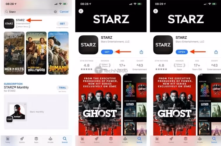 Adding Starz To Your Iphone