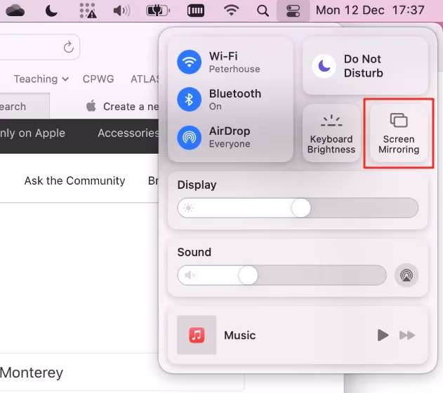 Screen Mirroring Mac