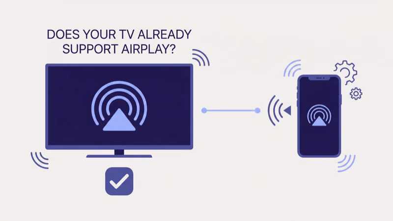 Smart TV brands with built in AirPlay 2 support since 2018