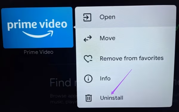 Amazon Prime Uninstall