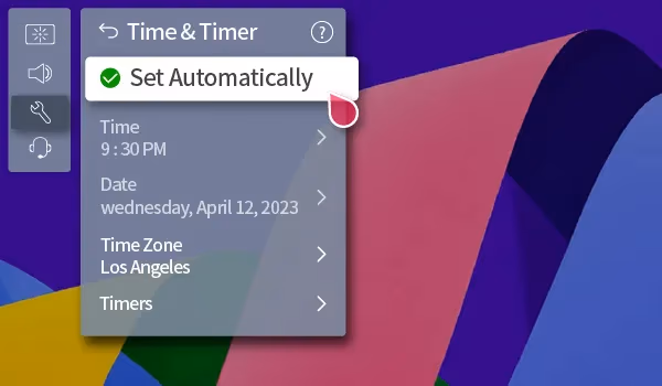 Lg Tv Time Set Automatically