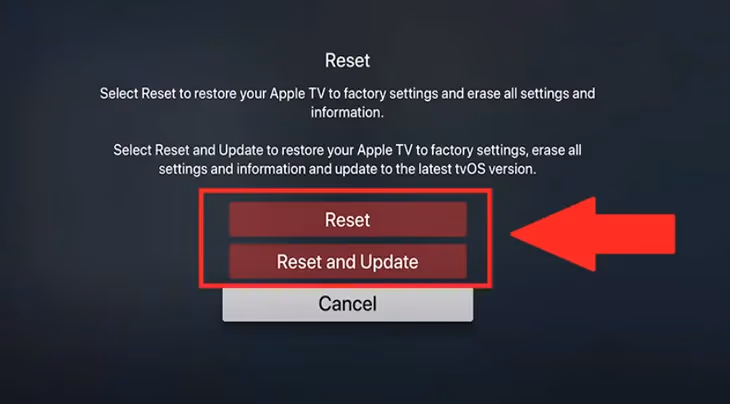 Apple Tv Reset And Update