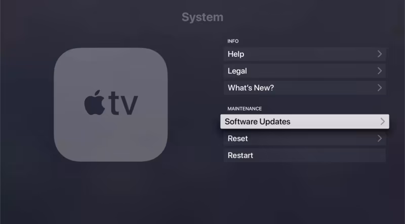 Apple Tv Software Updates