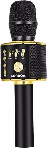 Bonaok Wireless Bluetooth Karaoke Microphone