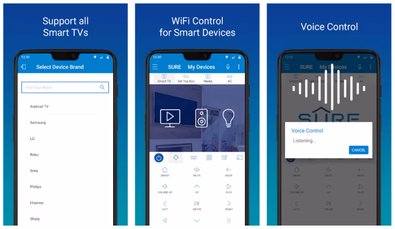 Sure Universal Smart Tv Remote