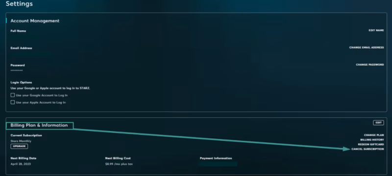 Cancel Starz If You Subscribed Directly 2