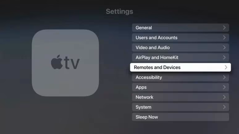 Apple TV Remotes and Devices