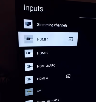 Sony Tv Change Video Input Source