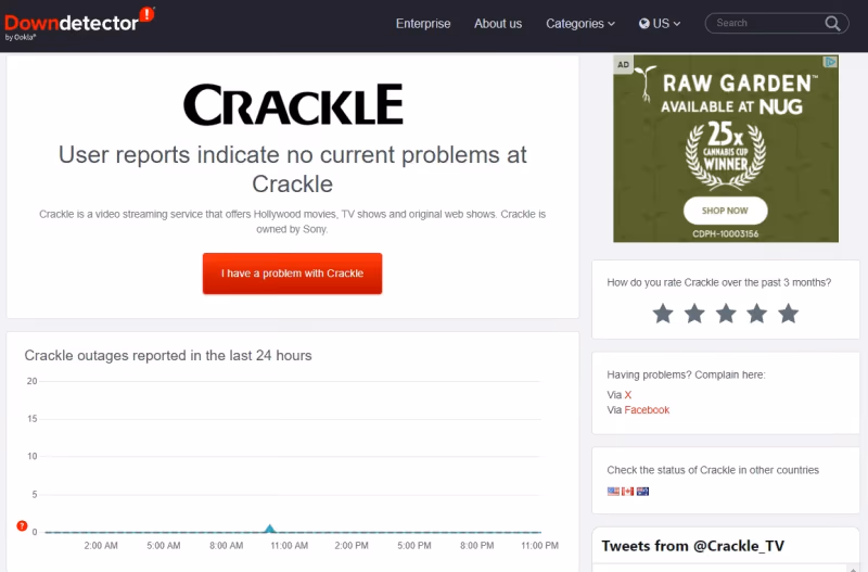 Downdetector Crackle