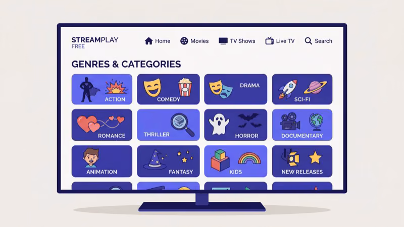 Crackle content library showing movies and TV shows available on Fire TV