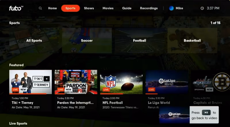 Fubotv Sports