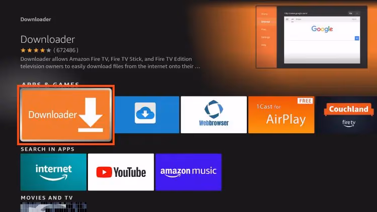 Install Downloader App On Firestick 1