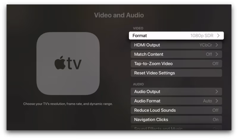 Apple Tv Video Format