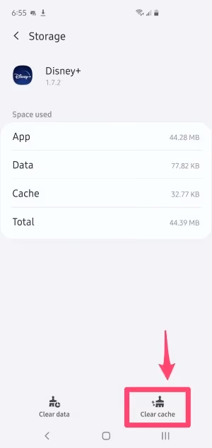 Delete Disney Plus App Data And Cache On Android