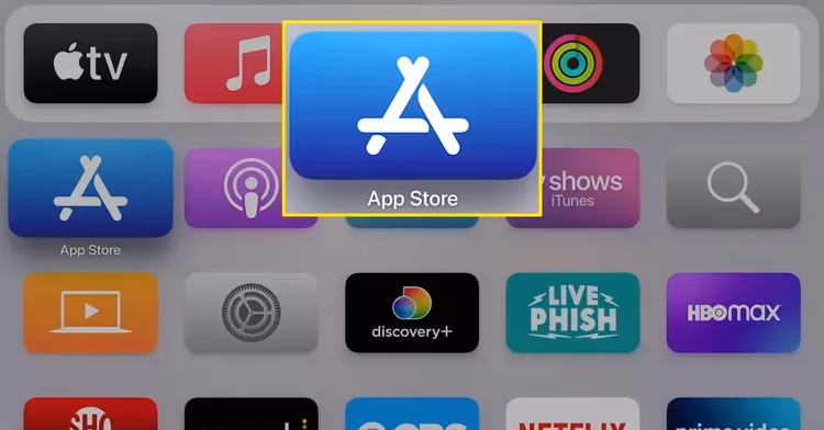Apple Tv Open The App Store