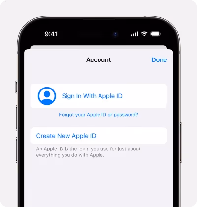 Create New Apple Id