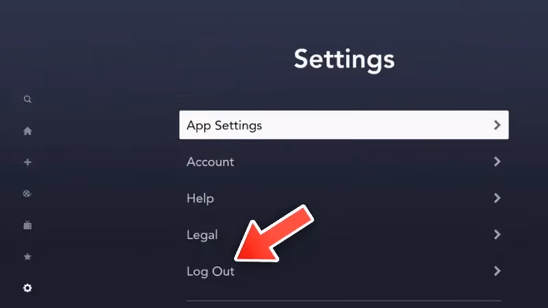 Disney Plus Log Out