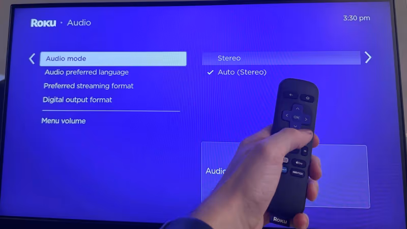 Roku Audio Mode Stereo