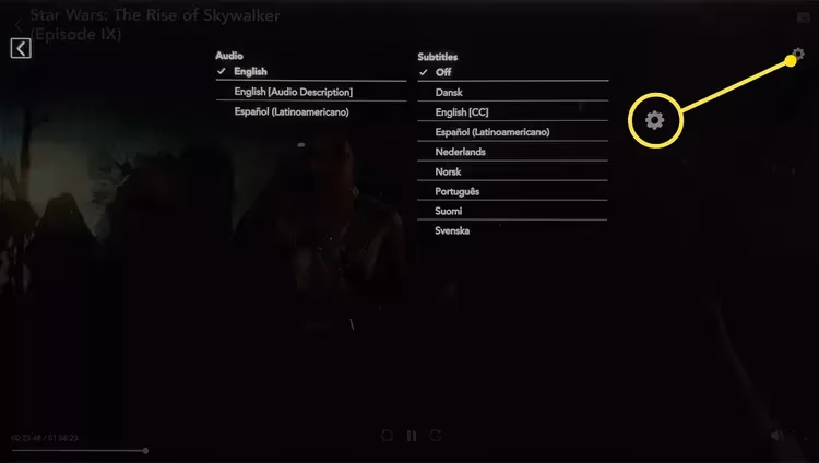 Disney Plus Adjusting Subtitle Appearance 1