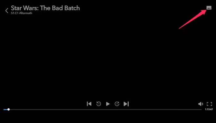 Disney Plus Subtitle Web