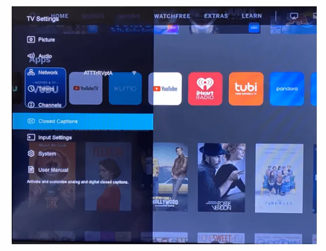 Vizio Smartcast Closed Captions