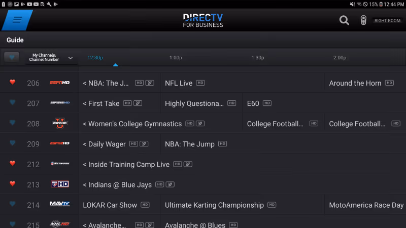 Directv Channel Guide For Espn Networks