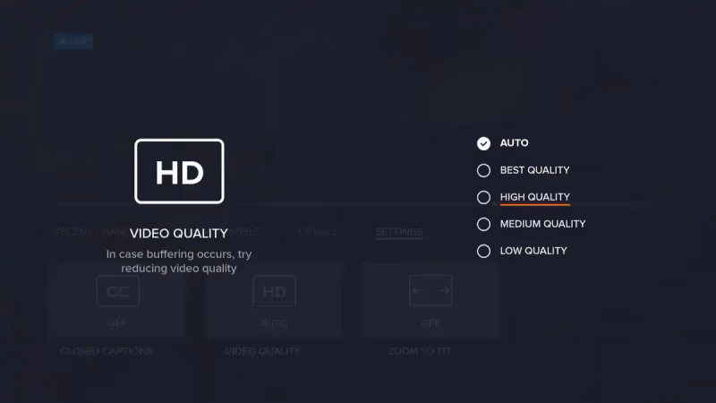 Sling Tv Adjust Video Quality Settings