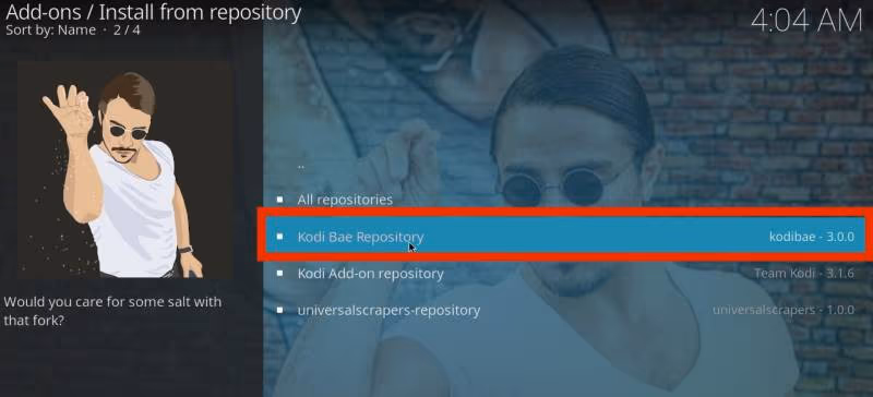 Kodi Bae Repositories