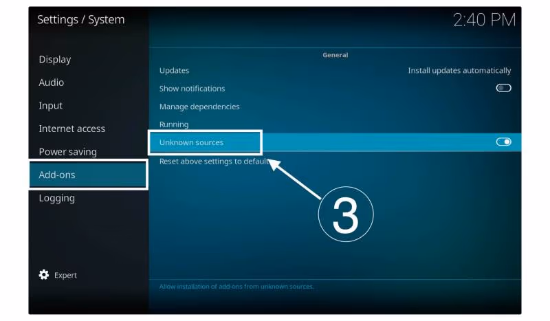 select 'Unknown sources'