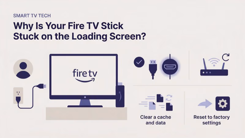 Eight fix methods for Fire TV Stick frozen on Amazon loading screen