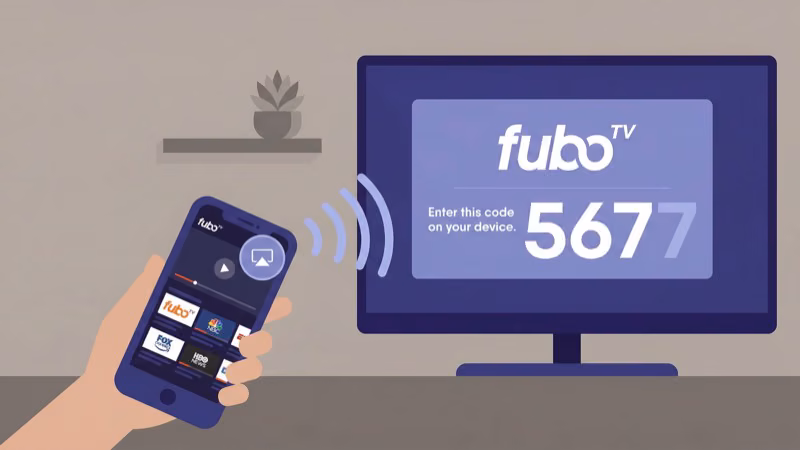 Setting up AirPlay on LG TV for fuboTV streaming from iPhone