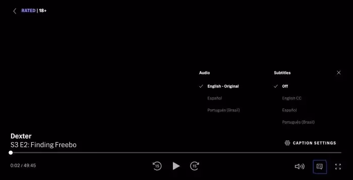 Turn On Subtitles On Hbo Max Using A Pc Or Mac