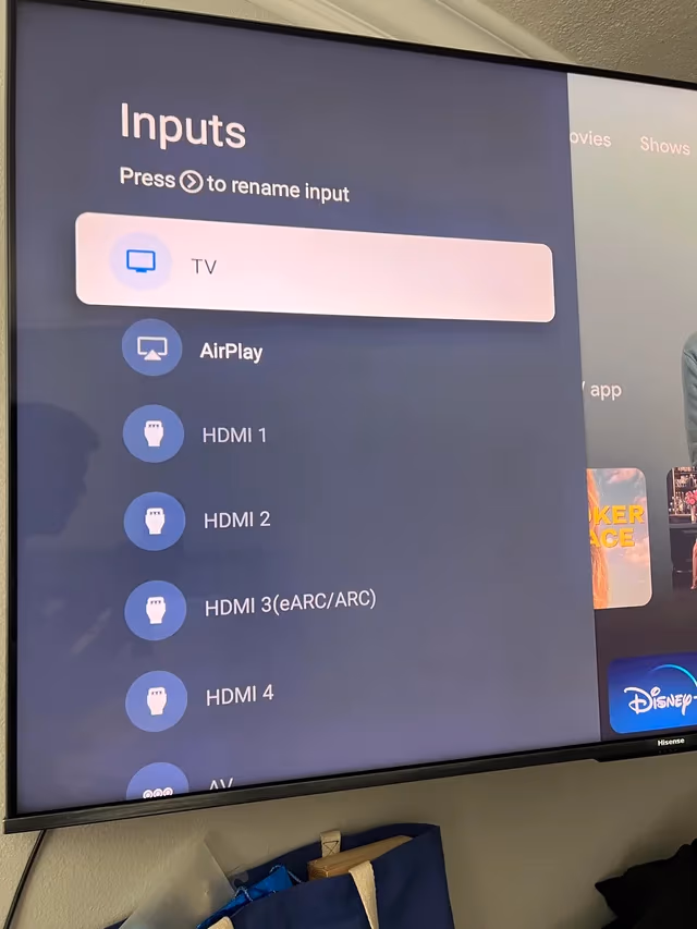 Hisense Tv Input Hdmi
