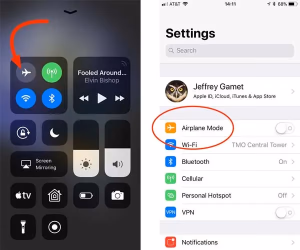 Iphone Airplane Mode