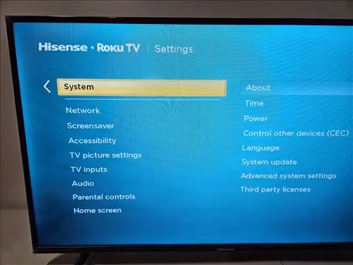 Hisense Roku Tv System