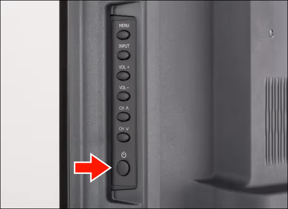 Hisense Smart Tv Power Button On Lower Right Side