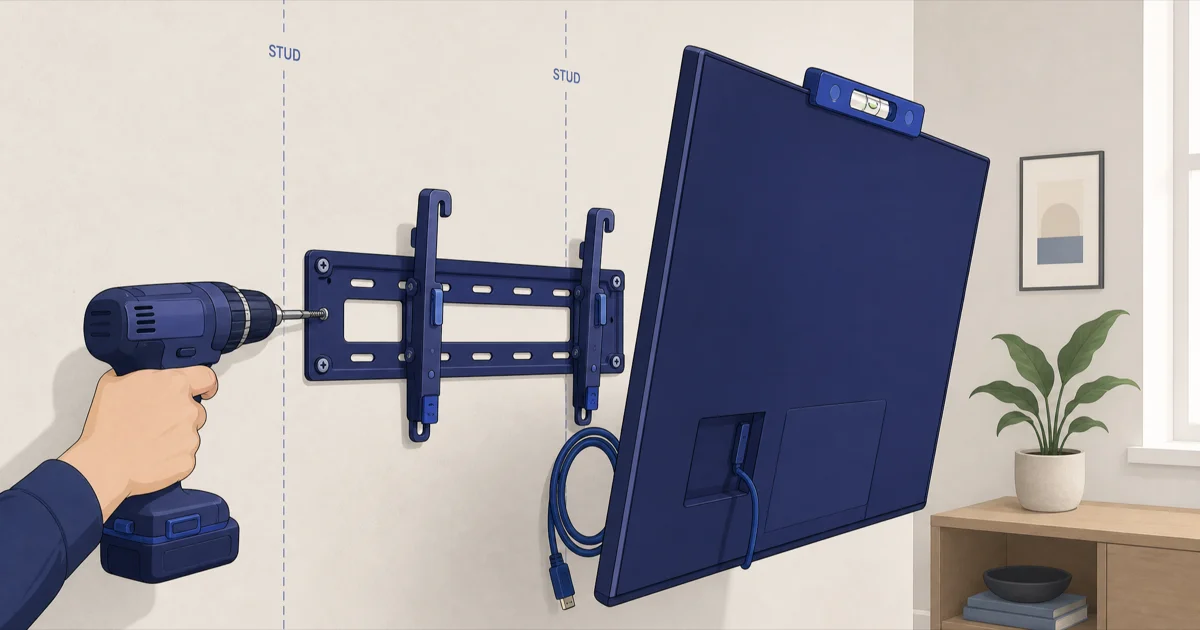 Tv Install How to Mount a TV on the Wall: An 8-Step Install Guide