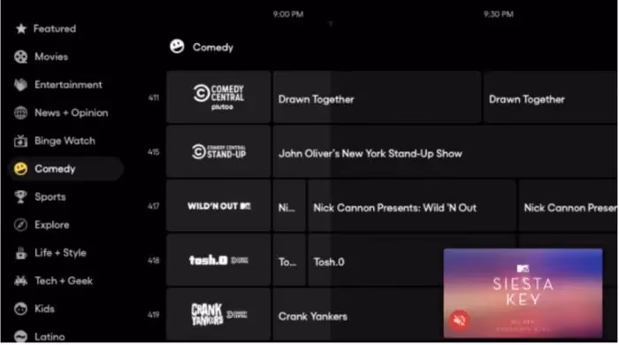 Browse By Live Category Genre To Search Through Pluto Tv 1