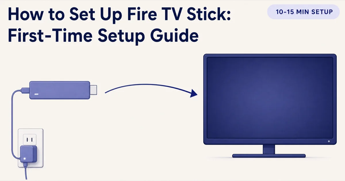 How to Set Up Fire TV Stick: First-Time Setup Guide (2026)