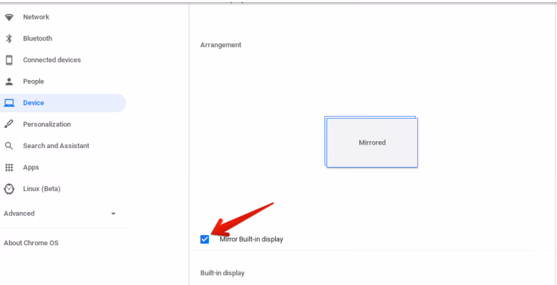Stop Chromebook Screen Mirroring 2
