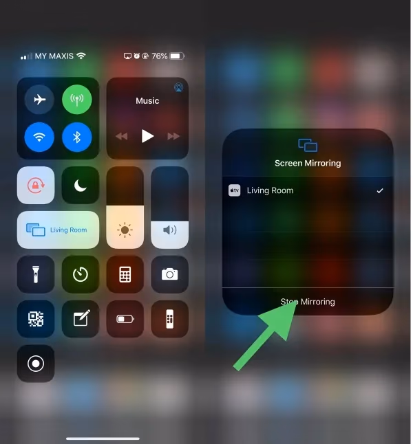 Turn Off Screen Mirroring On Iphone
