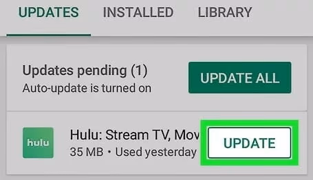Update the application