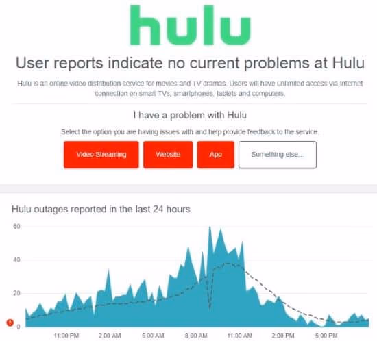 Check If the Hulu Servers Are Down