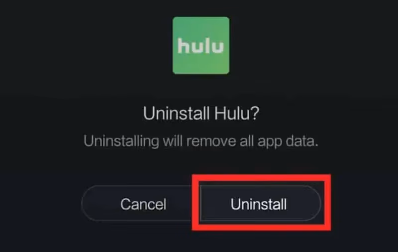 Uninstall The Hulu App