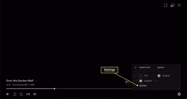 Customize Subtitles Menu