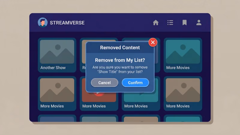 Hulu title card three-dot menu open with Remove from Watch History option highlighted