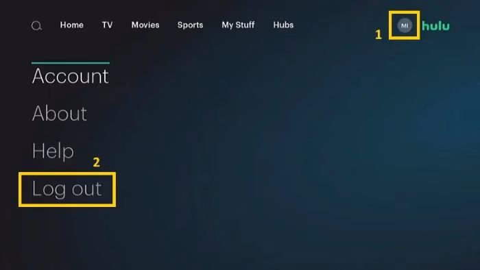Sign Out of Your Account and Sign Back In