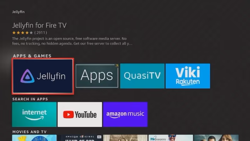 Install Jellyfin From The Amazon App Store 4