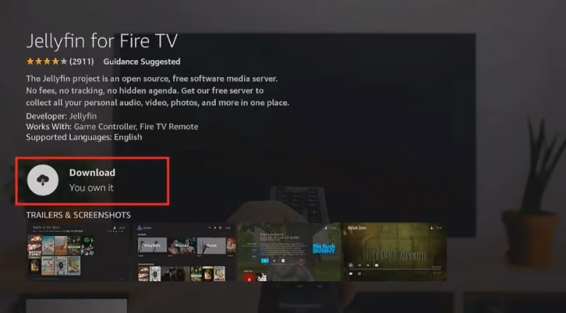 Install Jellyfin From The Amazon App Store 5