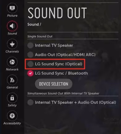 Lg Sound Sync Optical